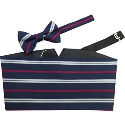 Image of Royal Corps Of Transport Regimental Cummerbund &amp; Bow Tie (Cummerbund Set)