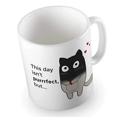 Image of Froster Magic Mug Kitten, Heat Changing Cat Mug, Colour Cup, Gift for Lover, Friend