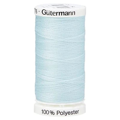Image of Gutermann Sew All Polyester Thread, 250Mtr, Glacier Blue (0194), 5.5 x 2.7 cm