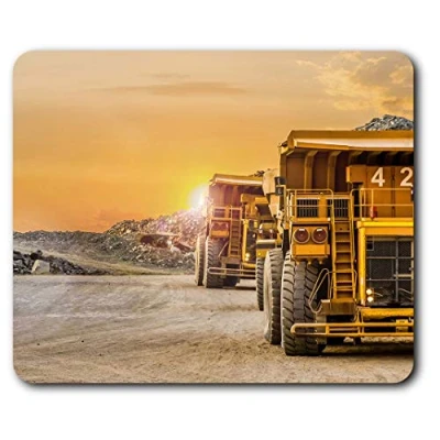 Image of Construction Dumper Truck Mouse Mat Pad Computer PC Laptop Gaming Office Home Desk Accessory Gadget 2582