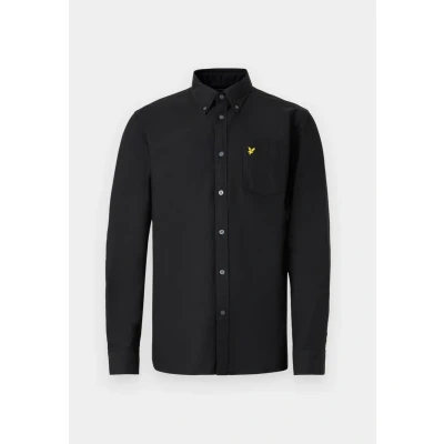 Image of Lyle &amp; Scott Shirt Plain Oxford Black size L