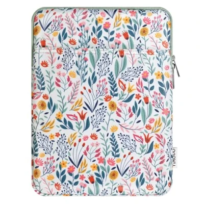 Image of TiMOVO 9 11&quot; Tablet Sleeve Bag for iPad 10th Gen. 10.9&quot;,iPad 9th/8th/7th 10.2&quot;,iPad Air 11/Air 5th/4th 10.9&quot;,Galaxy Tab A9+/A9 Plus 11&quot;,Protective Fit Smart Keyboard, Flowers