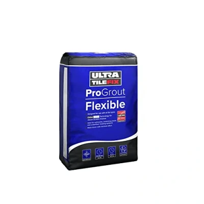 Image of 3kg Bag Flexible Grout by UltraTileFix Silver Grey