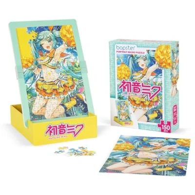 Image of Hatsune Miku Portrait Micro Puzzle Cheerleeder 150 Pieces, Compact &amp; Intricate Design Perfect for Teens, Kidults, Adult Collectors CV01 Virtual Idol