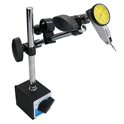 Image of AB Tools Lever Type Metric Dial Test Indicator &amp; Magnetic Base Stand DTI Gauge Clock