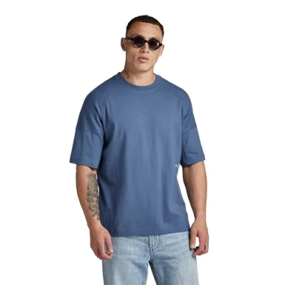 Image of G STAR RAW Men&#039;s Motion Boxy T Shirt, Blue (vintage indigo D24381 D593 G278), XS