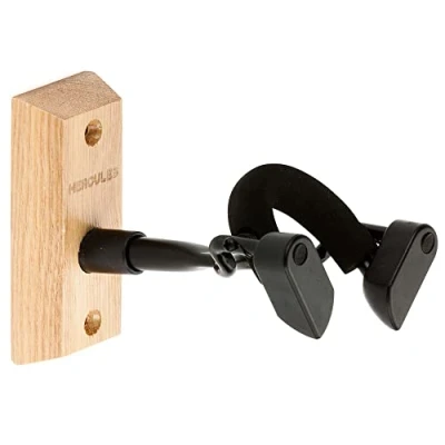 Image of Hercules DSP57WB Wall Mountable Violin Hanger Wood Base
