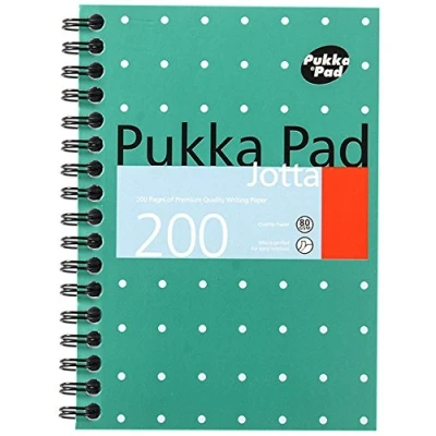 Image of Pukka Pads JM036 A6 Jotta Pad Wire Ruled 200 Page Metallic PK3