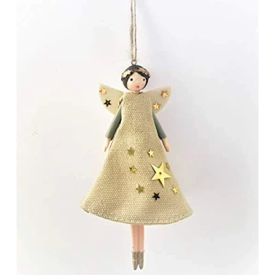 Image of ACHARACTERSHOP Gisela Graham Christmas Decorations Nordic Yule Fairy Decoration
