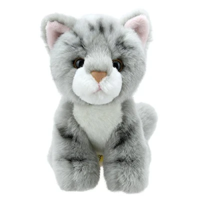 Image of Wilberry Minis Grey Cat Soft Toy WB005005