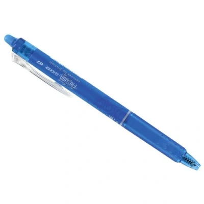 Image of Pilot Clicker 0.7mm Tip Erasable Ink Gel Pen Tattoo Design Light Blue (Each)