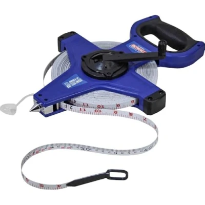 Image of Faithfull FAITMFG50N Fast Rewind Open Frame Surveyors Long Tape 50M (165ft)