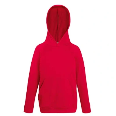 Image of Fruit Of The Loom 62009 boys&#039;s Children&#039;s sweatshirt in Red