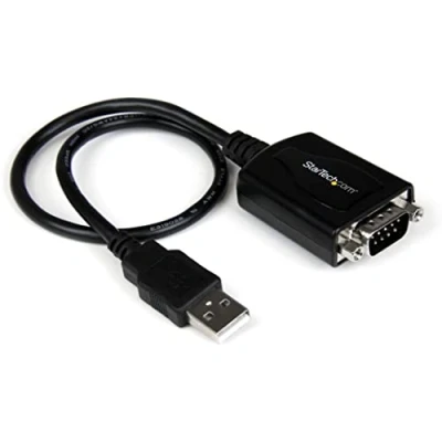 Image of StarTech.com 1 ft. USB to RS232 Serial DB9 Adapter Cable with COM Port Retention Up 920 kpbs A (ICUSB232PRO)