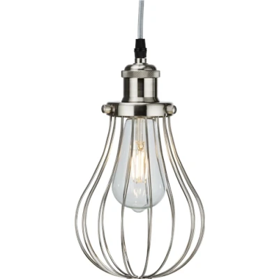 Image of KnightsBridge Pendant Cage Brushed Chrome