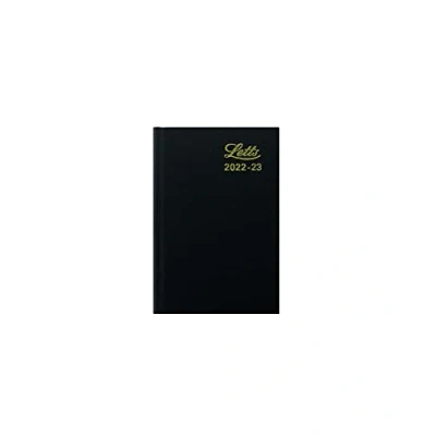 Image of Letts of London Standard Mini Pocket Academic 2022 2023 Week to View Diary Black