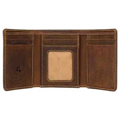 Image of Visconti Apache RFID Cash &amp; Card Wallet Oil Tan