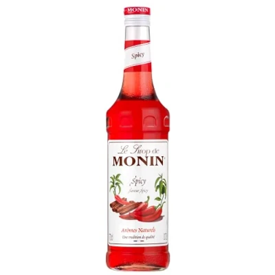 Image of MONIN Premium Spicy syrup 700ml for Cocktails and Mocktails. Vegan Friendly, Allergen Free, 100% Natural Flavours Colourings