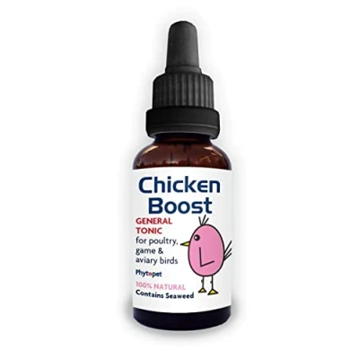 Image of Farm And yard remedies Phytopet Chicken Boost 100% Natural Herbal Remedy Promotes Mental Physical Stamina, General Tonic,&#039;Pick Me Up&#039; For Chickens, Birds, 50ml