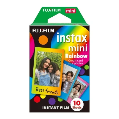 Image of INSTAX Mini Rainbow Film 10 Shot Pack, Patterned