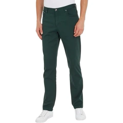 Image of Tommy Hilfiger Men Jeans Denton Stretch, Green (Hunter), 29W/32L