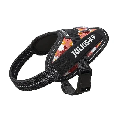 Image of IDC Powerharness, Size: 2XS/Baby 2, Pink Flowers