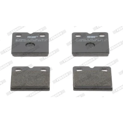 Image of C2C13800 Brake pad set FERODO PREMIER ECO FRICTION FDB1983 not prepared for wear indicator without accessories JAGUAR: XJ Saloon, XK Coupe