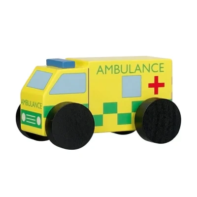 Image of Orange Tree Toys Ambulance Wooden Toy (FSC®)