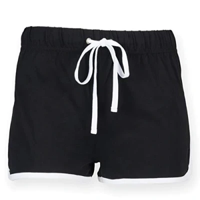 Image of SF Women&#039;s Retro Shorts Black/White XS