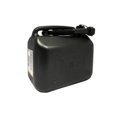 Image of Hilka 84809520 10L Black Plastic Fuel Can