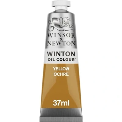 Image of Winsor &amp; Newton 37ml Winton Oil Colour Tube Yellow Ochre,1414744