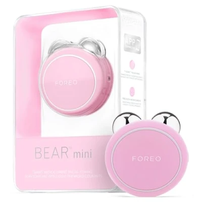 Image of FOREO Bear Mini Handheld Face Massager Pearl Pink, Pink