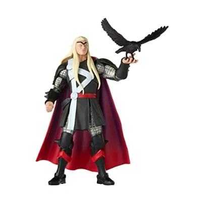 Image of Marvel F4793 Legends Series Thor Herald of Galactus Action Figure 6 inch Collectible Toy, Accessories, Multi