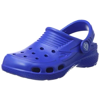 Image of Beck Unisex Kids 955 Clogs, Blue, 1 UK