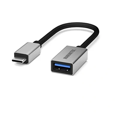 Image of USB C to A Adapter Cable Marmitek UU26 Connect Thunderbolt accessories your tablet OTG (On The Go) USBC converter
