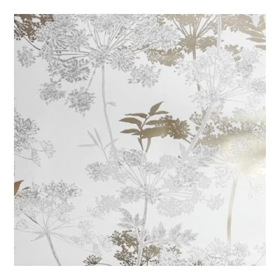 Image of Super fresco Meadow Grey Floral Wallpaper
