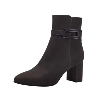 Image of MARCO TOZZI Women&#039;s Bootie Zip and Briefs 2 25322 43 Ankle Boot, Charcoal, 6 UK