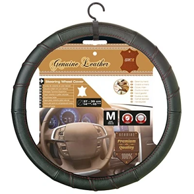 Image of Sumex 2505FL1 Steering Wheel Cover Black Leather