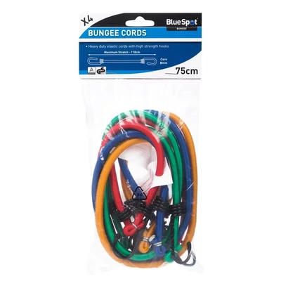 Image of Blue Spot Tools 4 Piece 75cm Bungee Cords