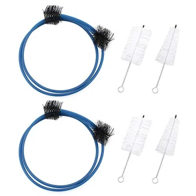 Image of Fumanduo 6Pcs Trumpet Cleaning Kit, 2 Set Brushes Mouthpiece Brush Valve Musical Instrument Clean Tool Maintenance Care Accessory