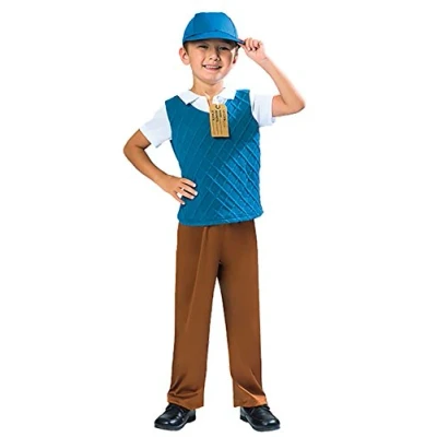 Image of amscan (PKT) (9000654) Child Boys NEW Evacuee Boy Costume (3 4yr)