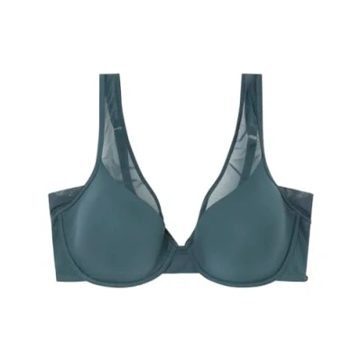 Image of Women&#039;secret Women&#039;s Beautiful Sujetador Tul Azul Oscuro Bra, Blue Petroleum, 90D