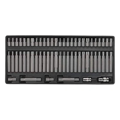 Image of Sealey Premier Tool Tray with Security TRX Star*/Hex/Ribe/Spline Bit Set 60pc