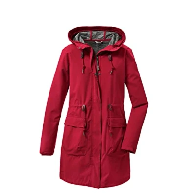 Image of G.I.G.A. DX GS 99 WMN SFTSHLL PRK 37955 000 Women&#039;s Casual Softshell Parka with Hood Modern Red 40