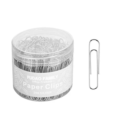 Image of Jumbo Paper Clips, 50mm Clip, 200 pcs Large Paperclips
