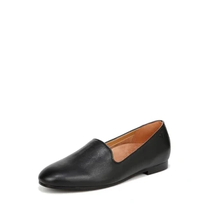 Image of Vionic Women&#039;s Willa II Loafer Flat, Black Leather, 4 UK