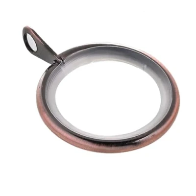 Image of Lister Cartwright 19 mm Curtain Rings Ant Copper Metal (Standard with Insert(10x Rings))