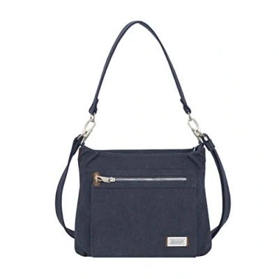 Image of Travelon Anti Theft Heritage Hobo Bag, Indigo, One Size, Bag