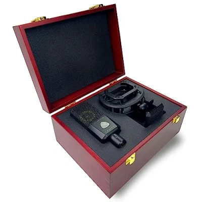 Image of Wooden Microphone Case For Lewitt LCT 240 Pro/440 Pure Box Protective Hard Prevent Scratches, Dents, Dust &amp; Moisture Damaging