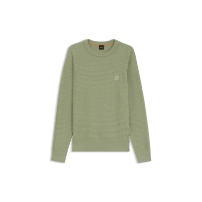 Image of BOSS Anion Jumper, Men&#039;s, Size: Medium, Open green thirty